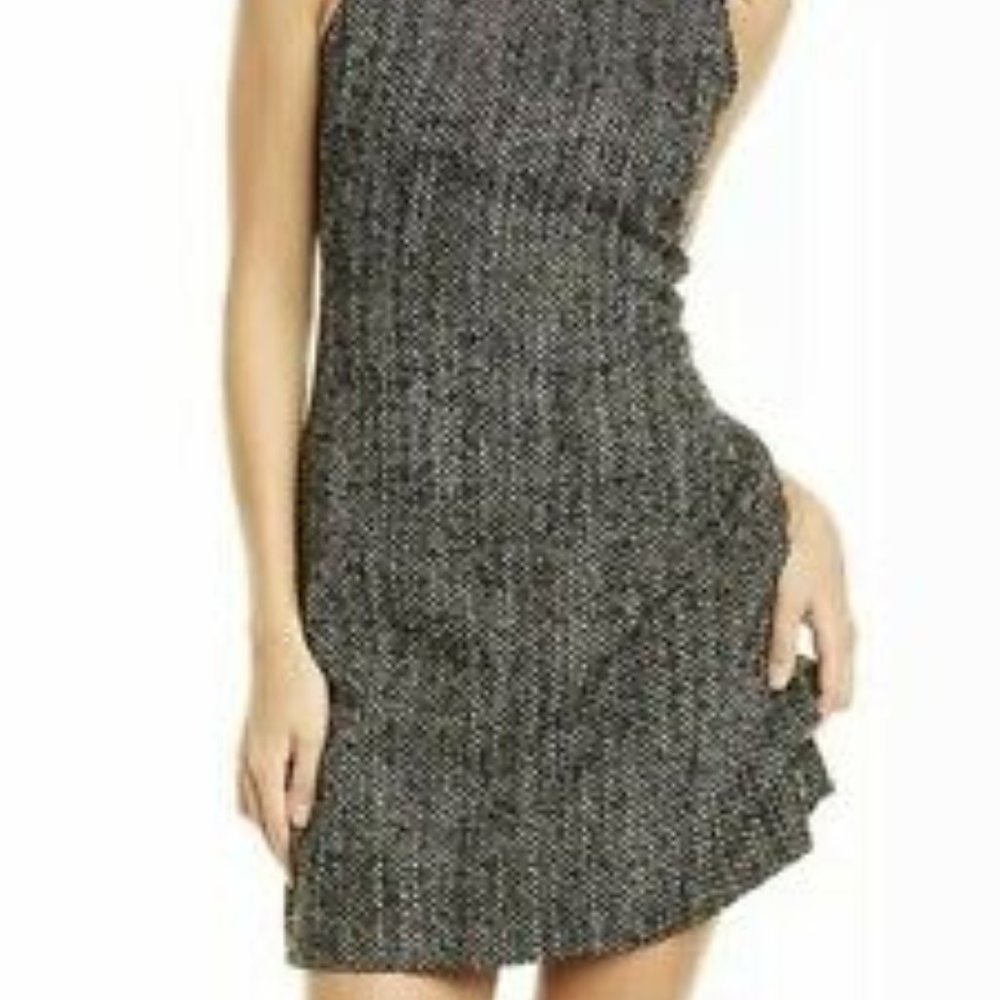 2️⃣6️⃣THEORY Sleeveless Angled Wool-Blend Dress - Picture 3 of 5